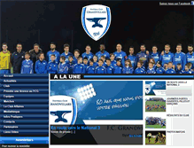 Tablet Screenshot of fcgrandvillars.com